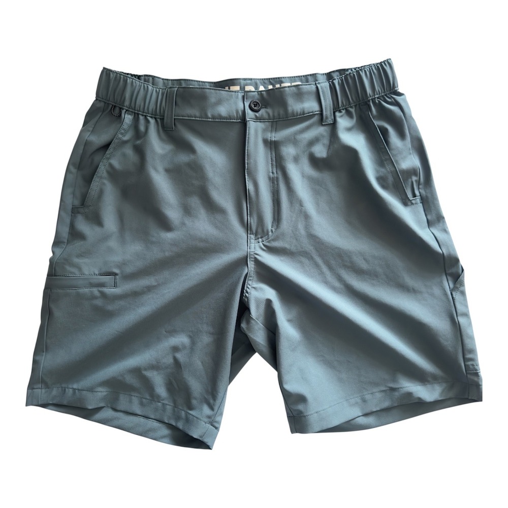 Eddie Bauer Mens Horizon Guide Chino Shorts Blue Gray EB011289 Size M